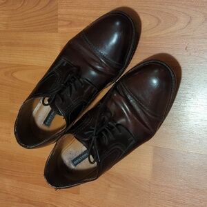 Bostonian Mens Dress Shoes Size 9.5 Cherry Red Brown